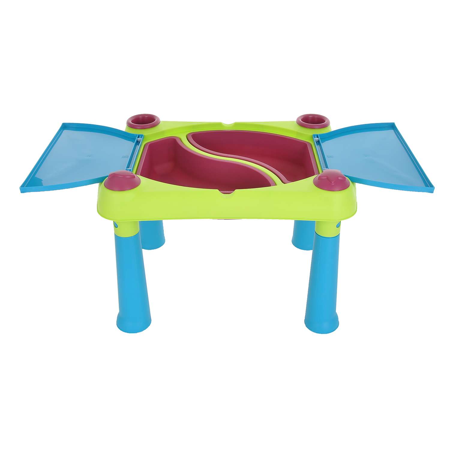Игровой стол Keter Creative для детского творчества и игры с водой и песком Зеленый+Фиолетовый - фото 1