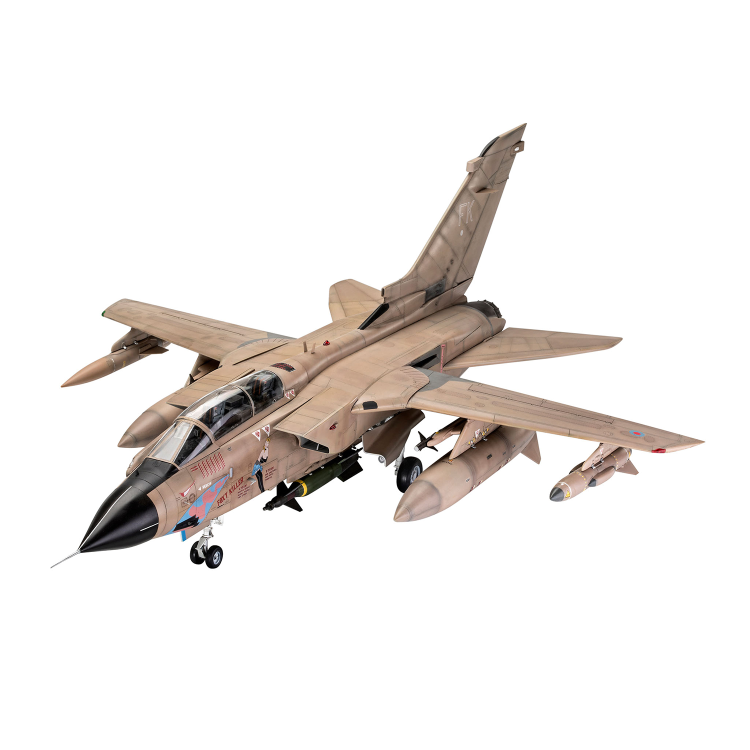 Сборная модель Revell Истребитель-бомбардировщик Tornado GR Mk 1 RAF Gulf War 03892 - фото 1