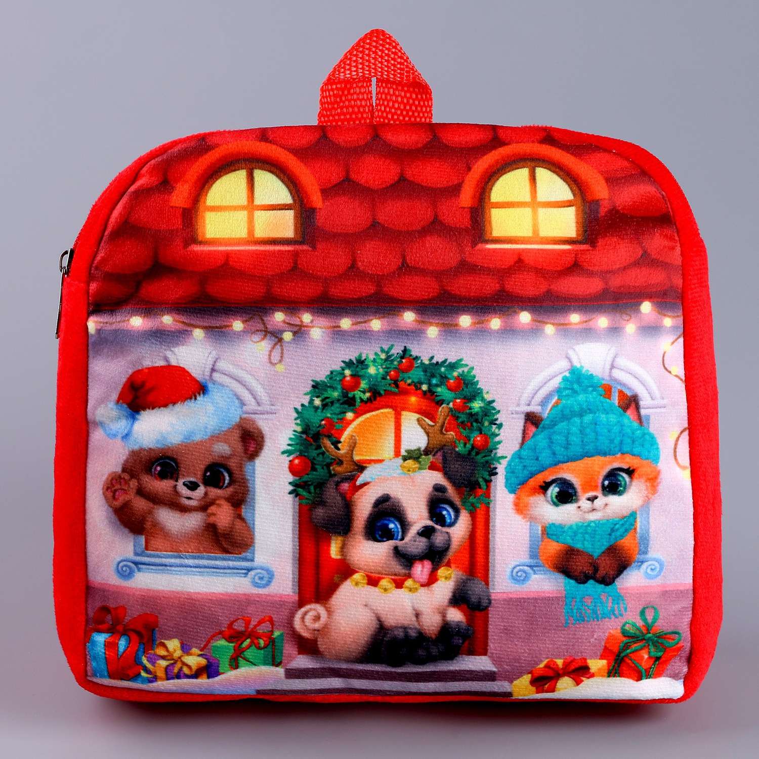 Рюкзак Milo Toys детский «Все в домике» 24×24 см - фото 2