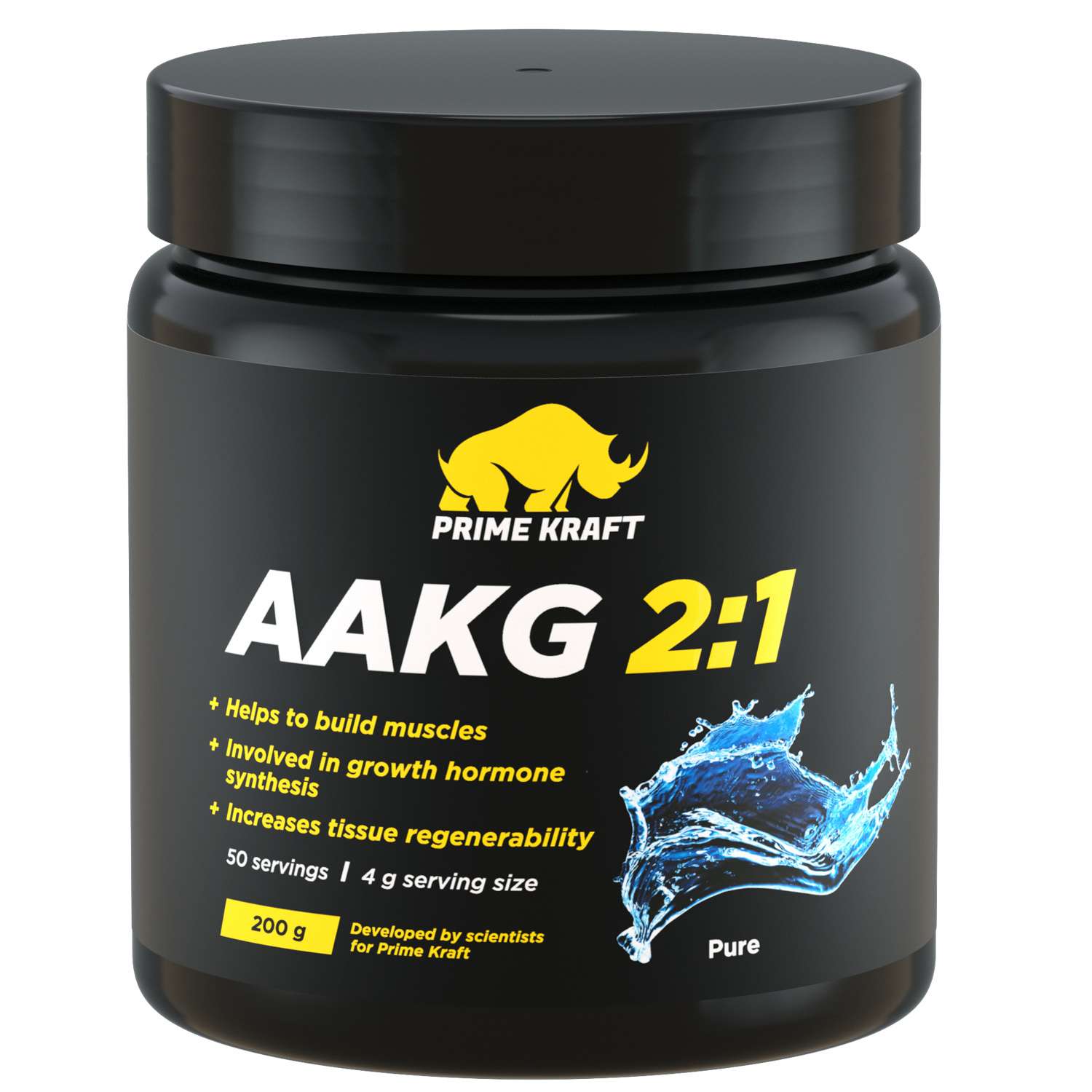 Комплекс аминокислотный Prime Kraft AAKG 2:1 натуральный 200г - фото 1