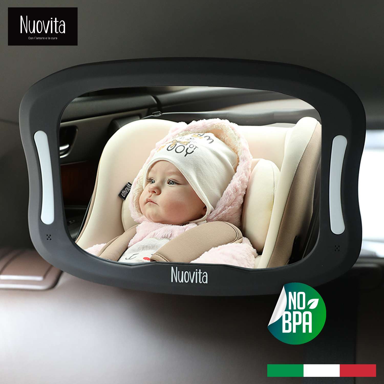 Зеркало для наблюдения за ребенком Nuovita Speculo luce с подсветкой NUO_170111_1718 - фото 2