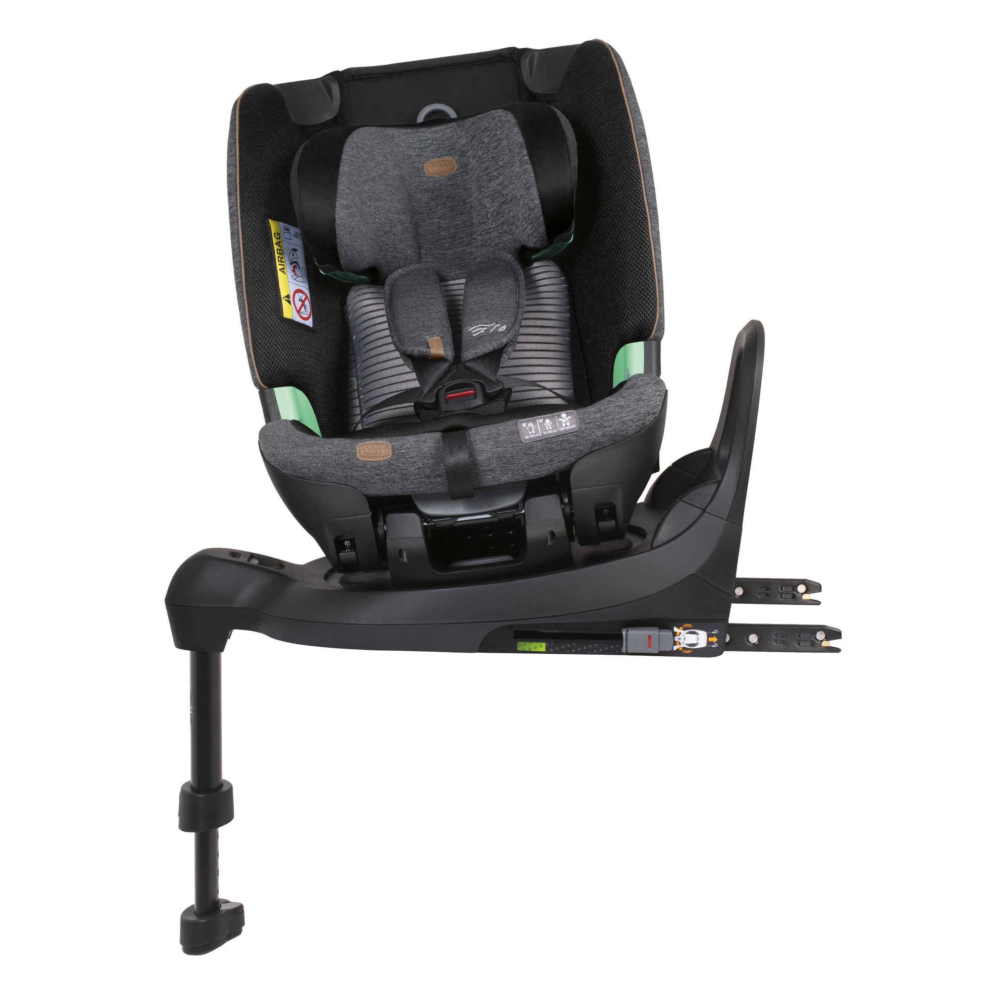 Автокресло Chicco Bi-Seat Air Black для новорожденных - фото 29