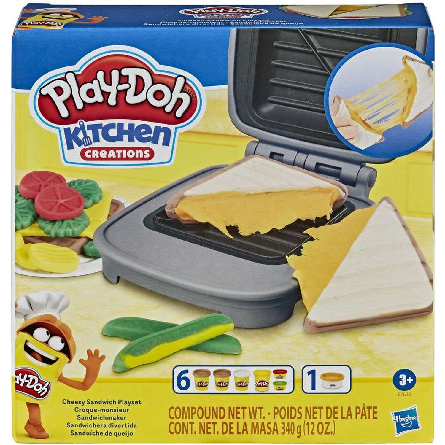 Набор игровой Play-Doh Сырный сэндвич E7623 - фото 2