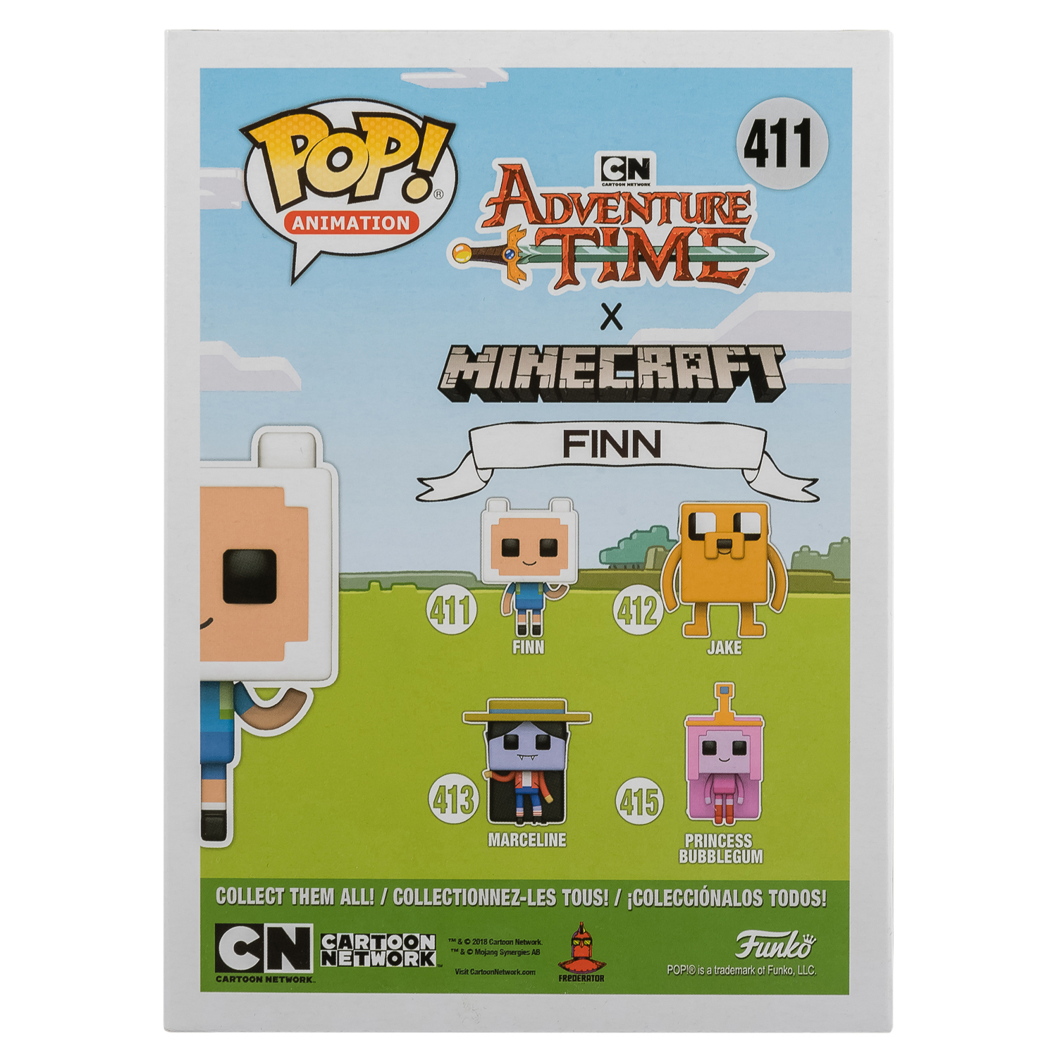 Фигурка Funko Pop vinyl Adventure time Minecraft Finn - фото 3