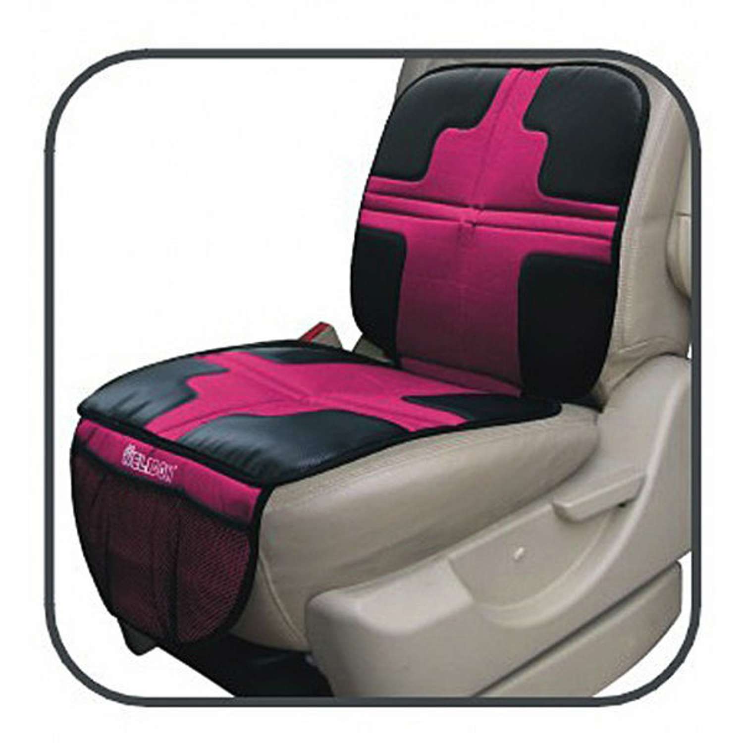 Набор для автомобиля Welldon коврик + органайзер Розовый - фото 1