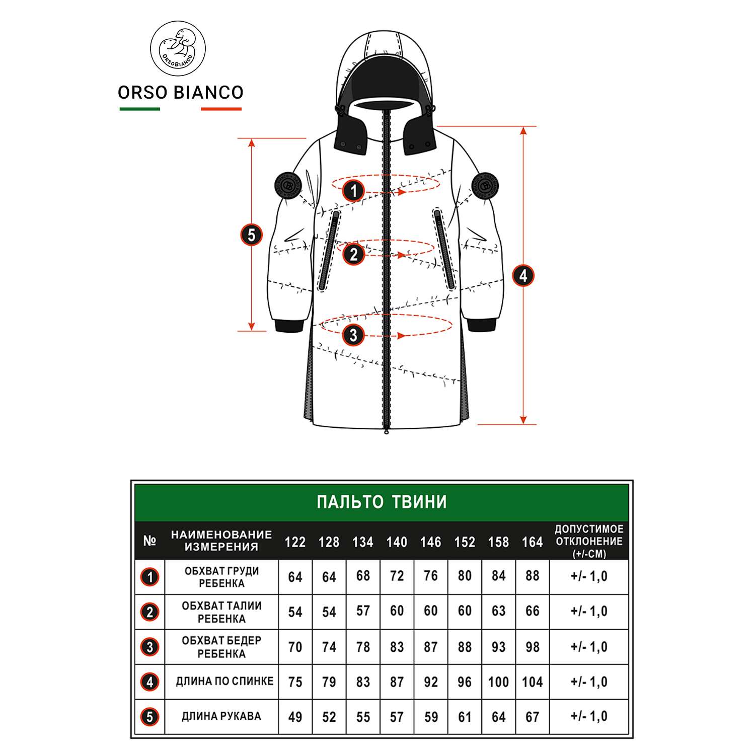 Пальто Orso Bianco OB41053-12_красный - фото 7