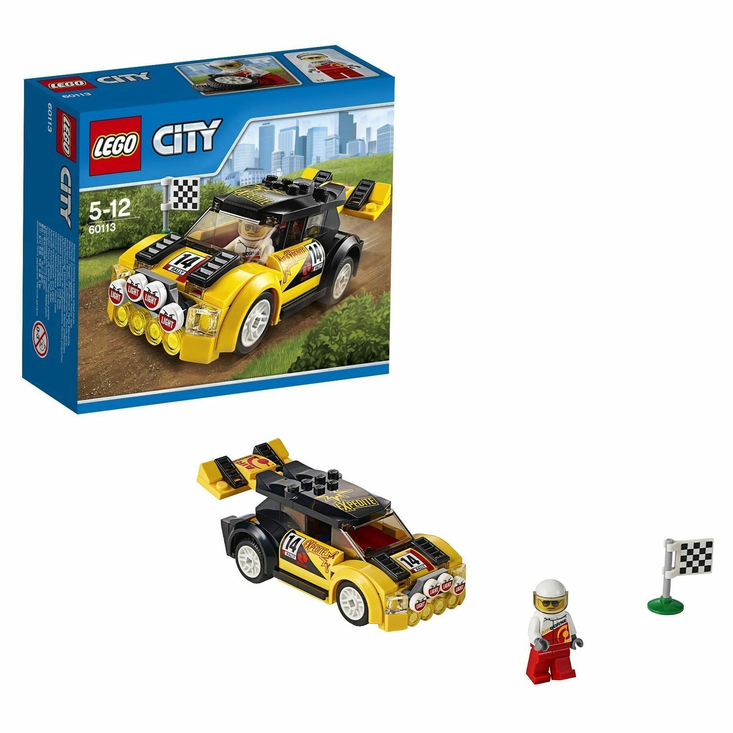 Конструктор LEGO City Great Vehicles Гоночный автомобиль (60113) купить по  цене 699 ₽ в интернет-магазине Детский мир