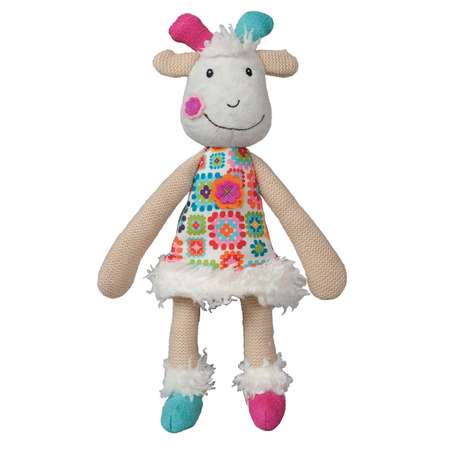 Игрушка мягкая Ebulobo Козочка Жужу С Погремушкой Внутри