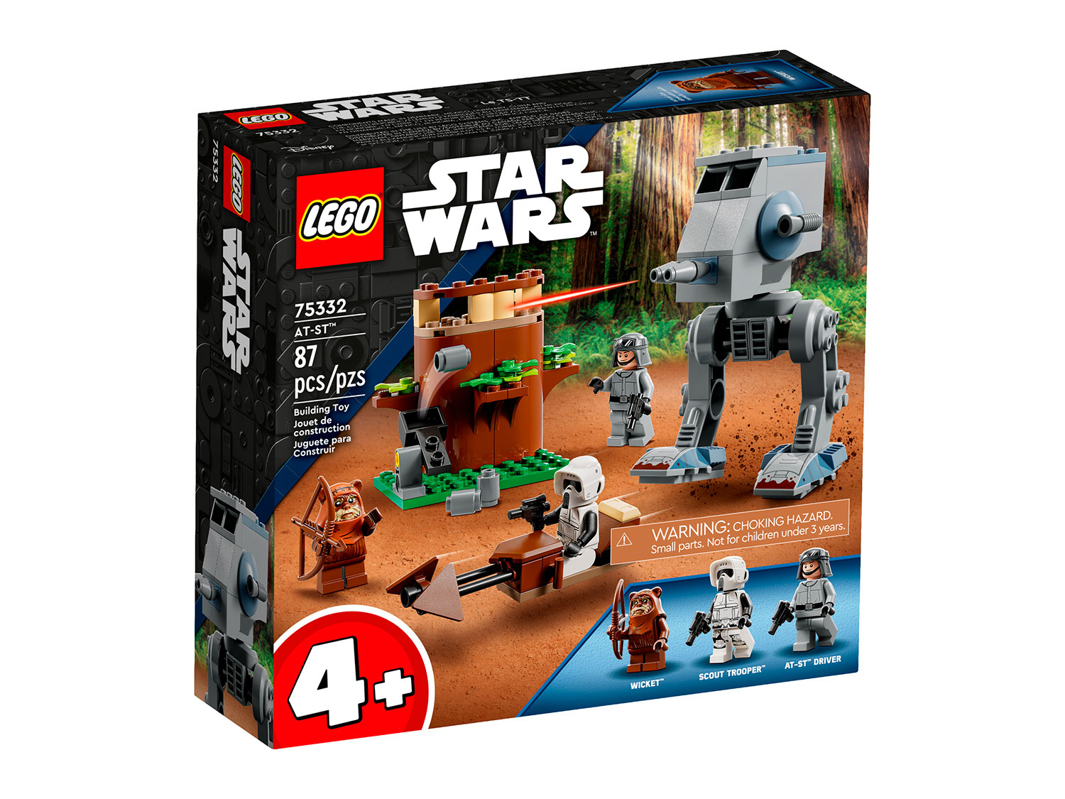 Конструктор детский LEGO Star Wars Шагоход AT-ST 75332 - фото 9