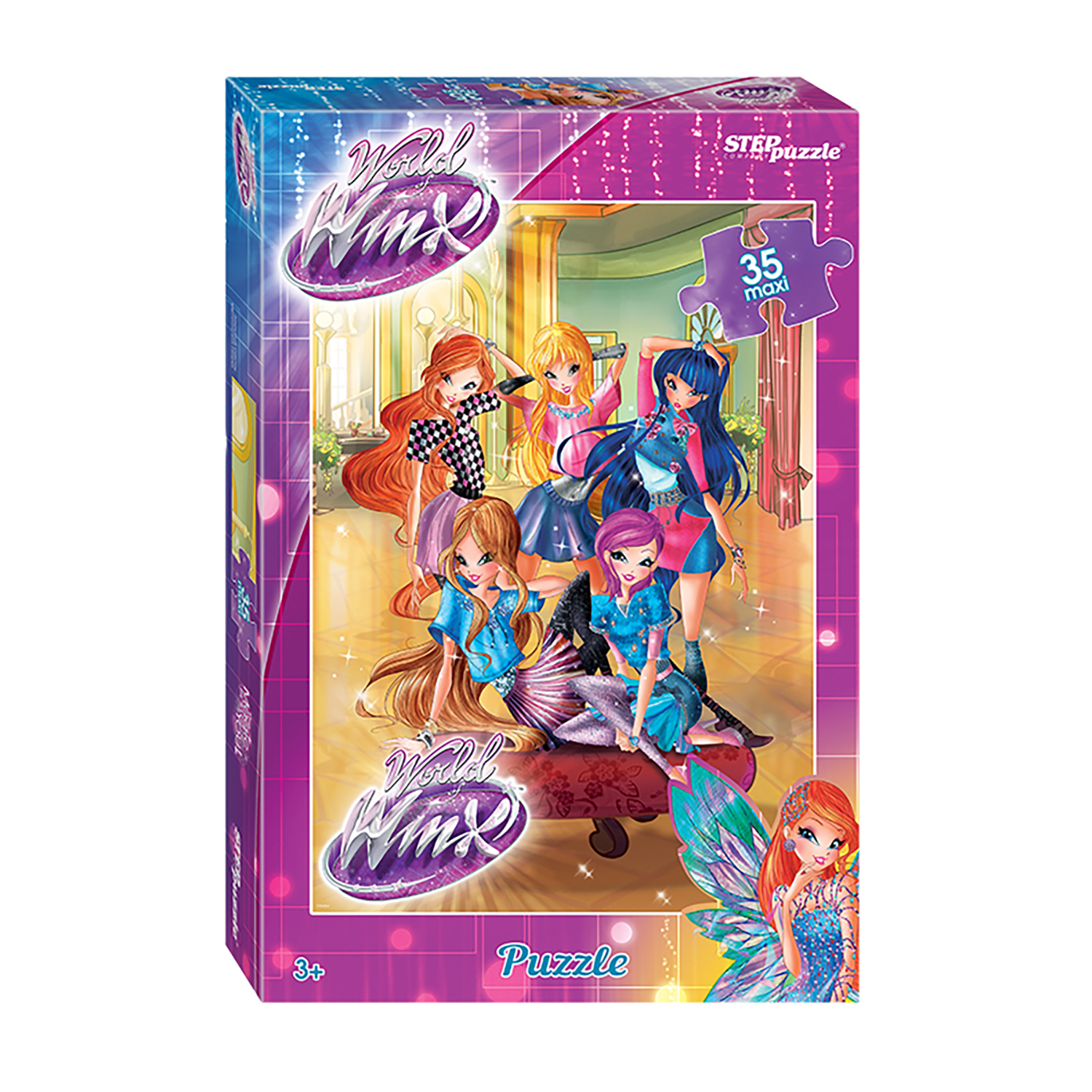 Пазл Step puzzle 35 Maxi деталей: Winx - 2 (Rainbow)