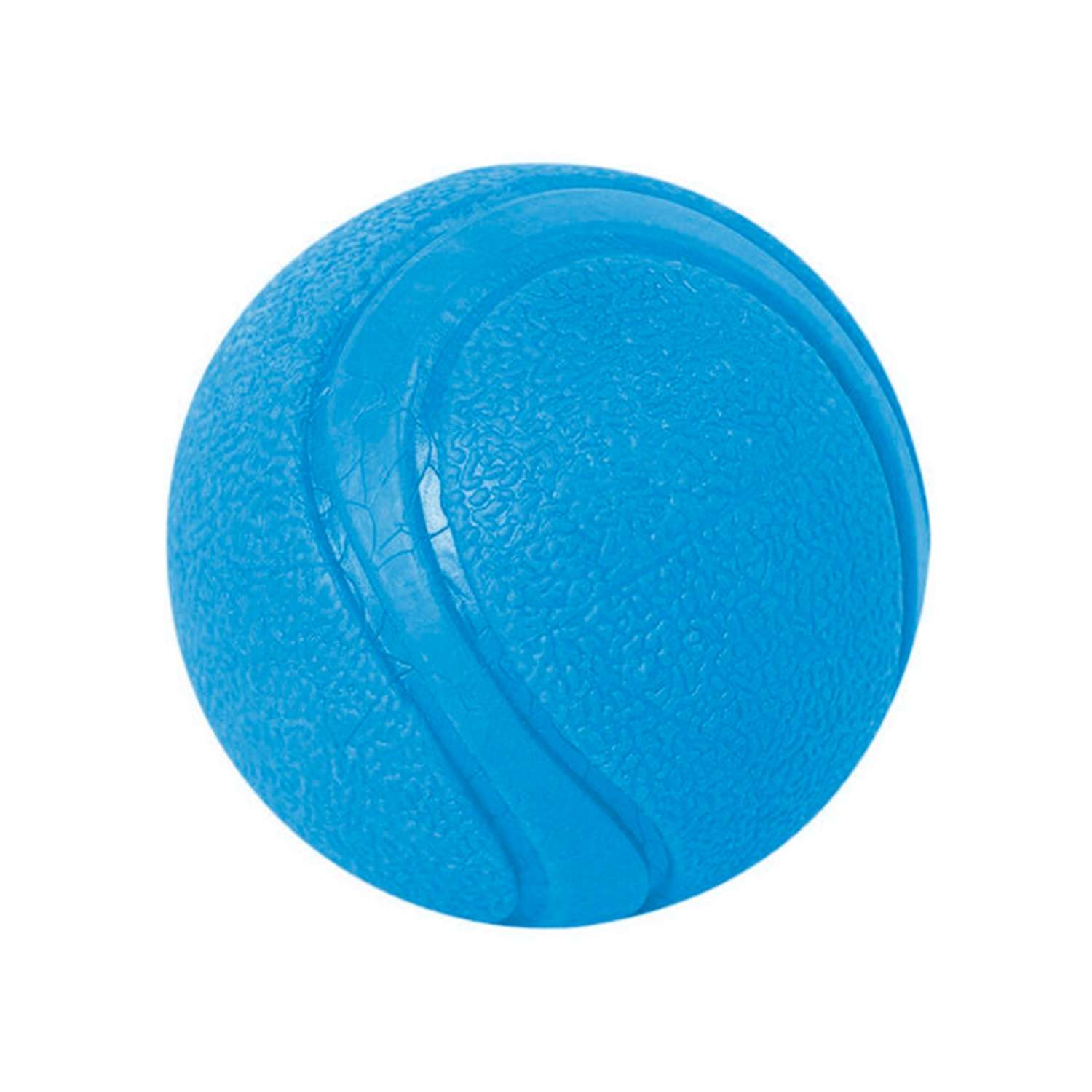 Игрушка для собак Woof мяч резиновый синий - фото 7