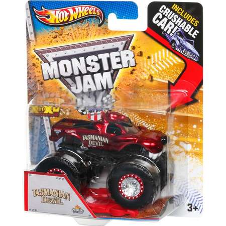 Машина Hot Wheels Monster Jam 1:64 Тасманский дьявол X1061