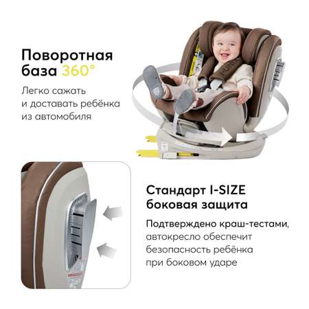 Автокресло Happy Baby I-Unix Brown