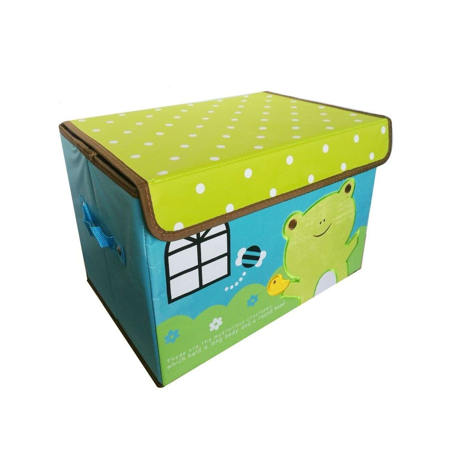 Короб для игрушек Keyprods Лягушка зеленый - фото 1