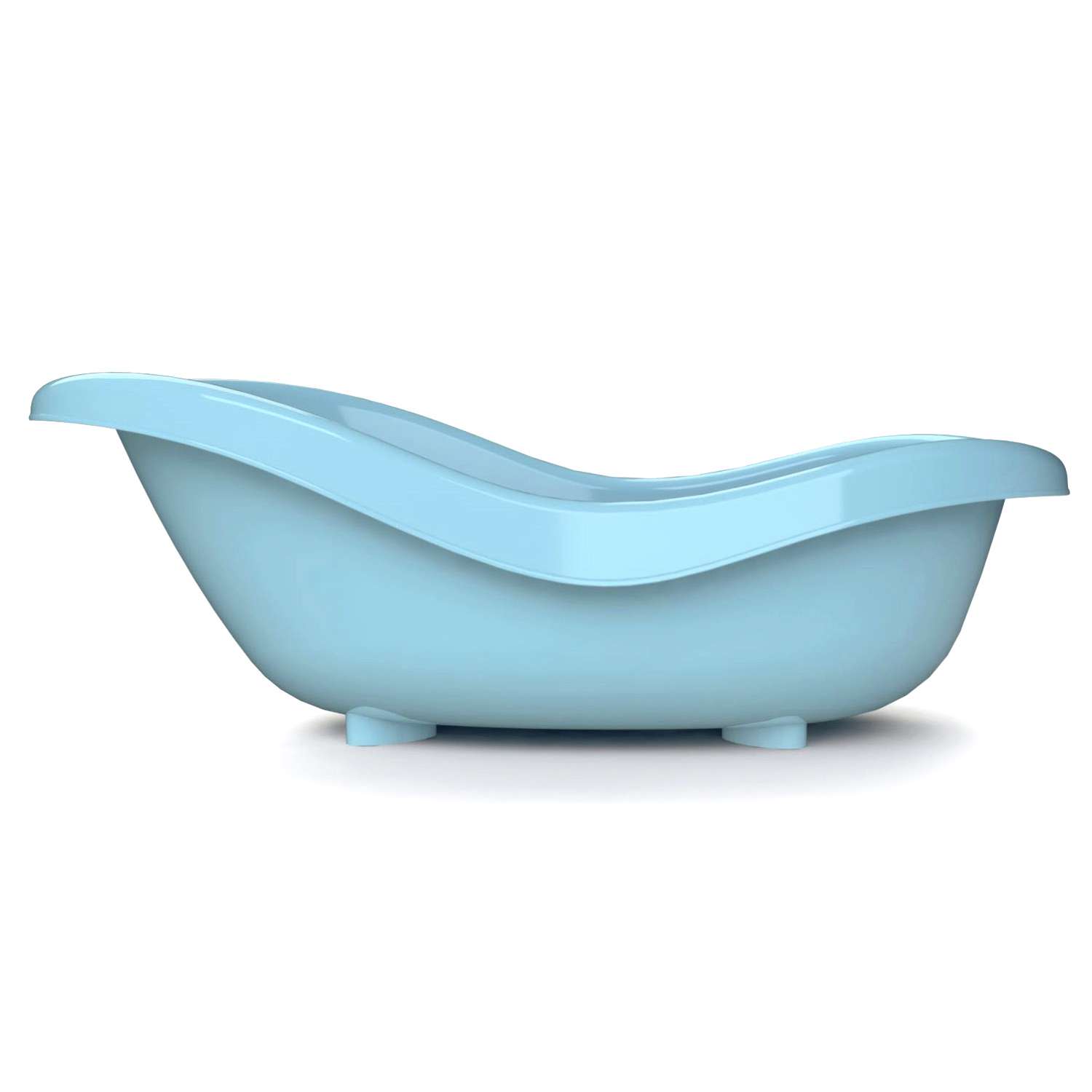 Ванночка для купания KidWick Дони с термометром Голубой-Темно-голубой - фото 2