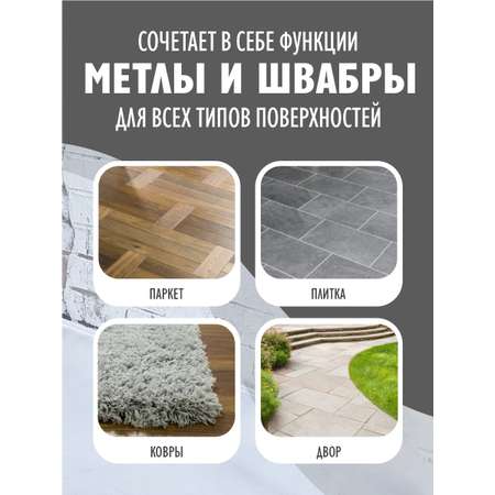 Веник elfplast Sweep темно-серый