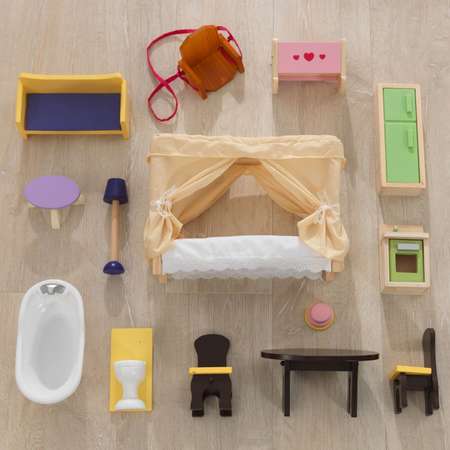 Кукольный домик  KidKraft Саванна с мебелью 14 предметов 65023_KE