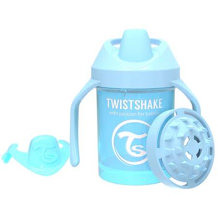 Поильник-непроливайка Twistshake Пастельный синий 230 мл 4 мес+