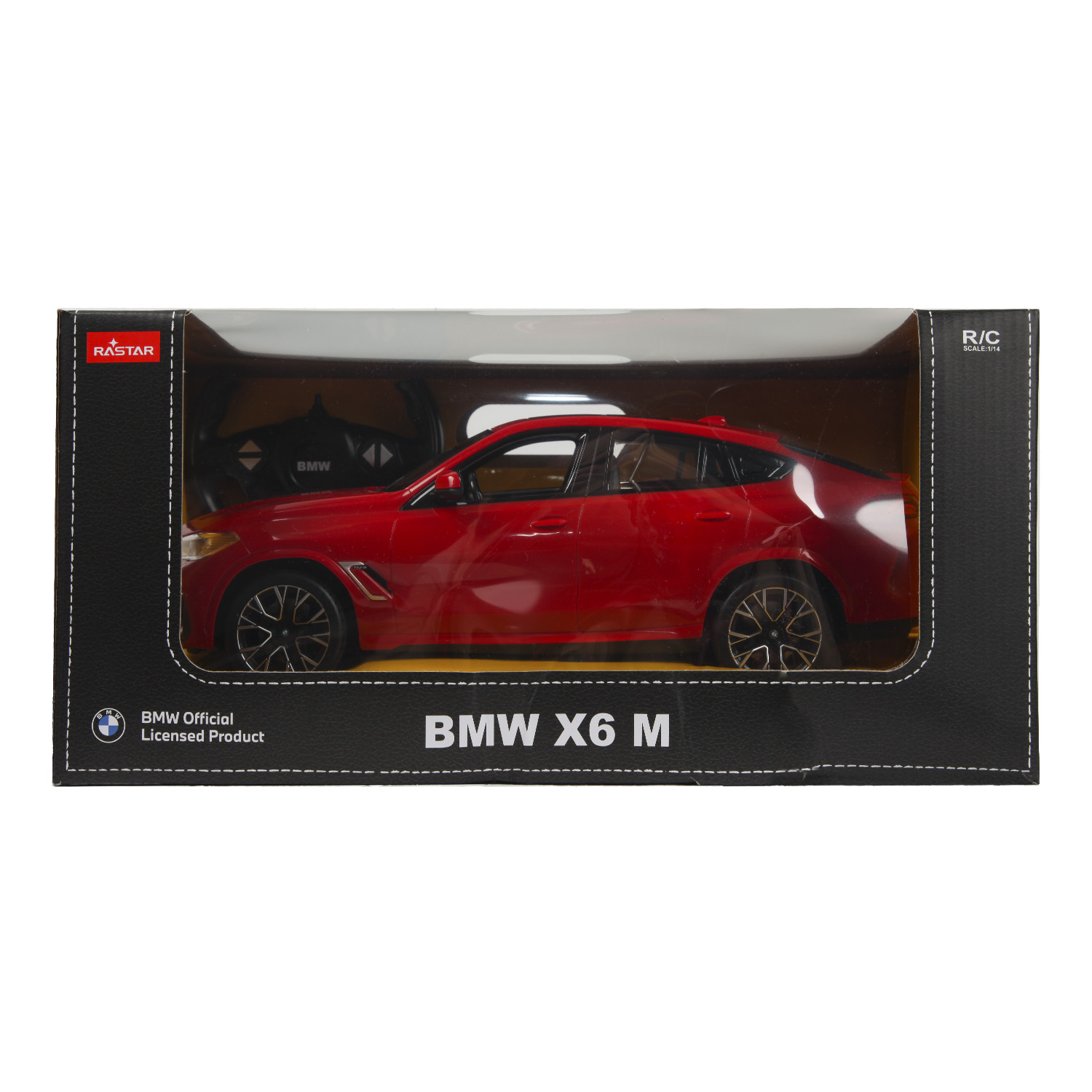 Машина Р/У Rastar 1:14 BMW X6 M Красная 99200 - фото 3