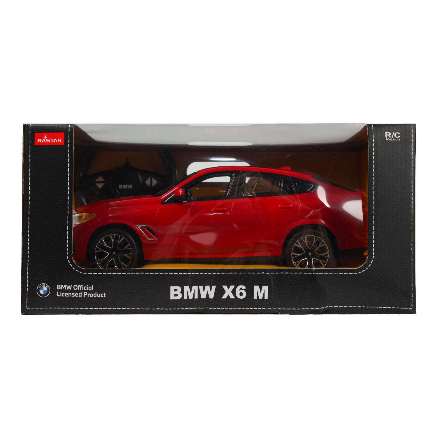 Машина Р/У Rastar 1:14 BMW X6 M Красная 99200 - фото 3