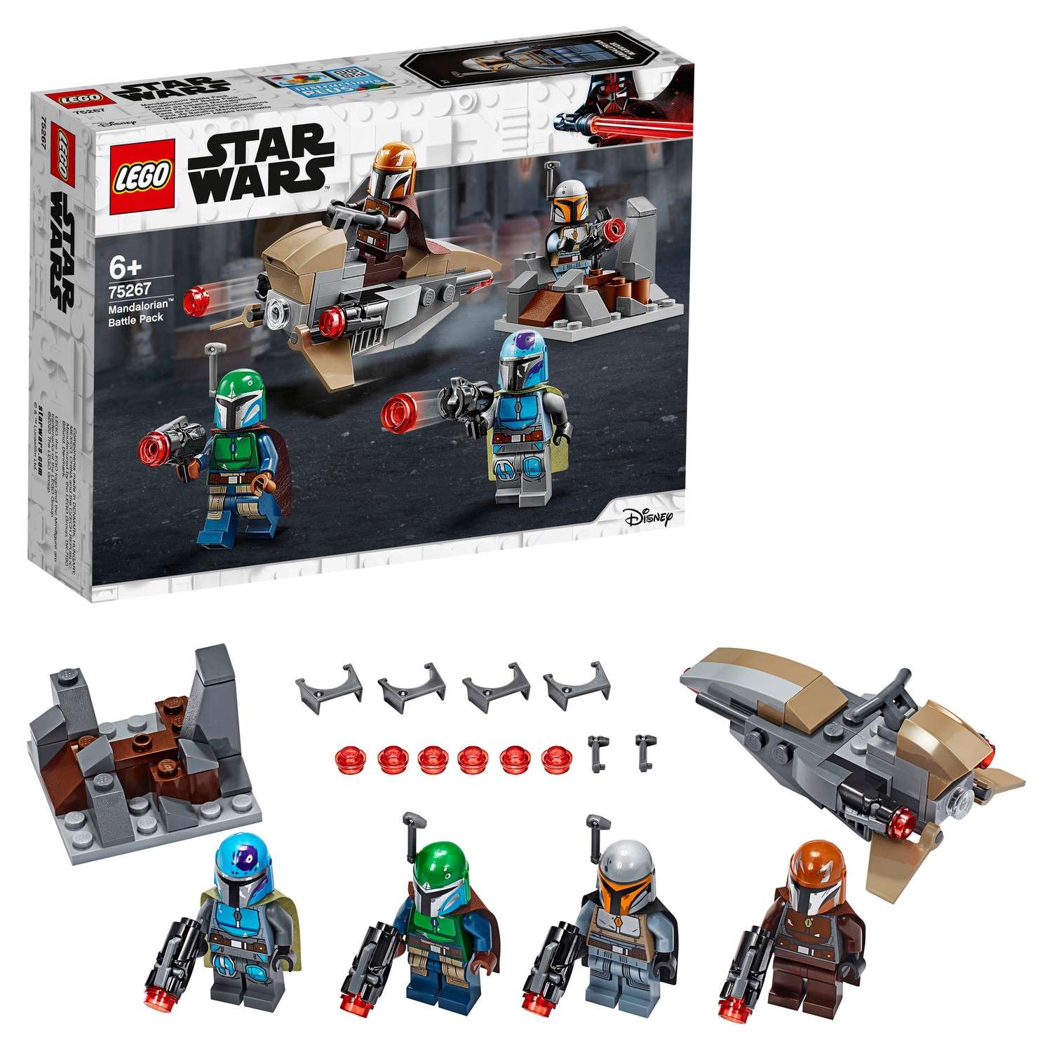 Конструктор LEGO Star Wars Боевой набор Мандалорцы 75267 - фото 1