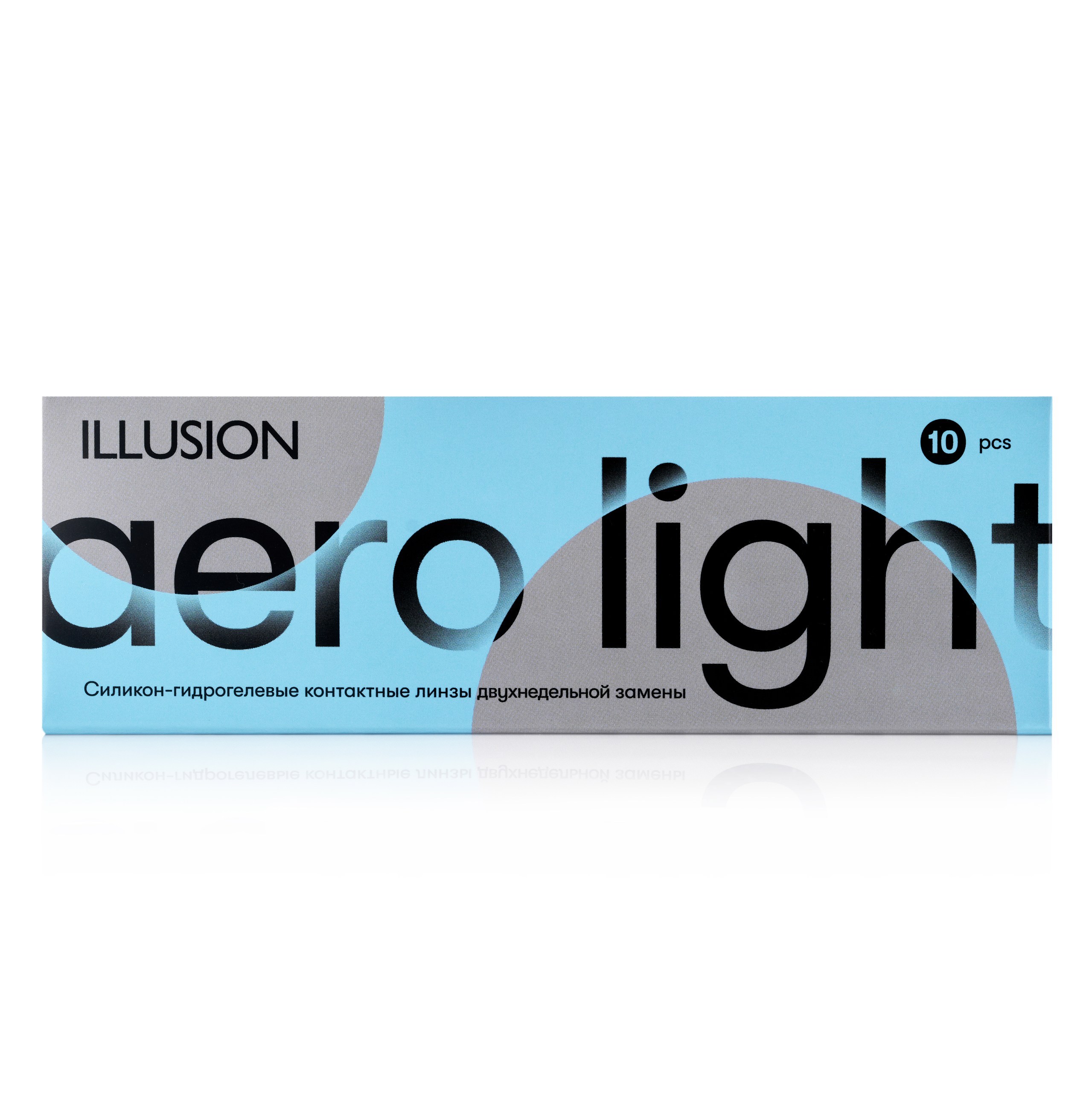 Контактные линзы ILLUSION Aero Light 2 недели -3.50 /14.2/8.7/ 10 шт - фото 1