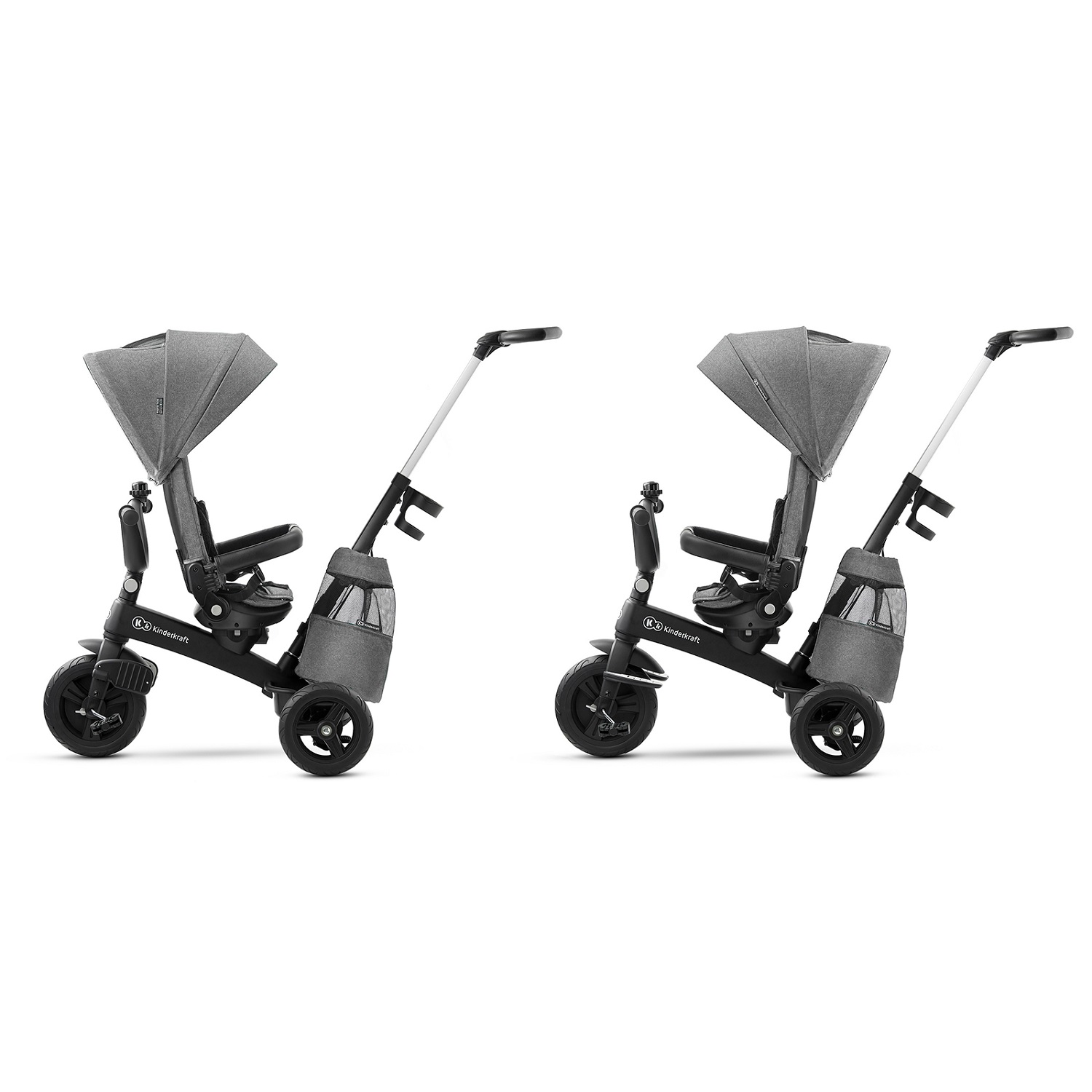 Велосипед Kinderkraft Easytwist Platinum Grey KKRETWIGRY0000 - фото 3