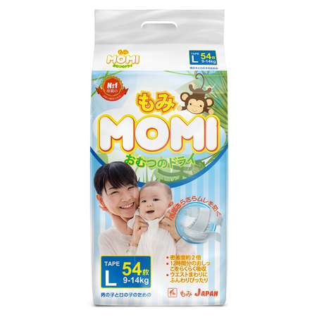 Подгузники Momi 54 шт. L