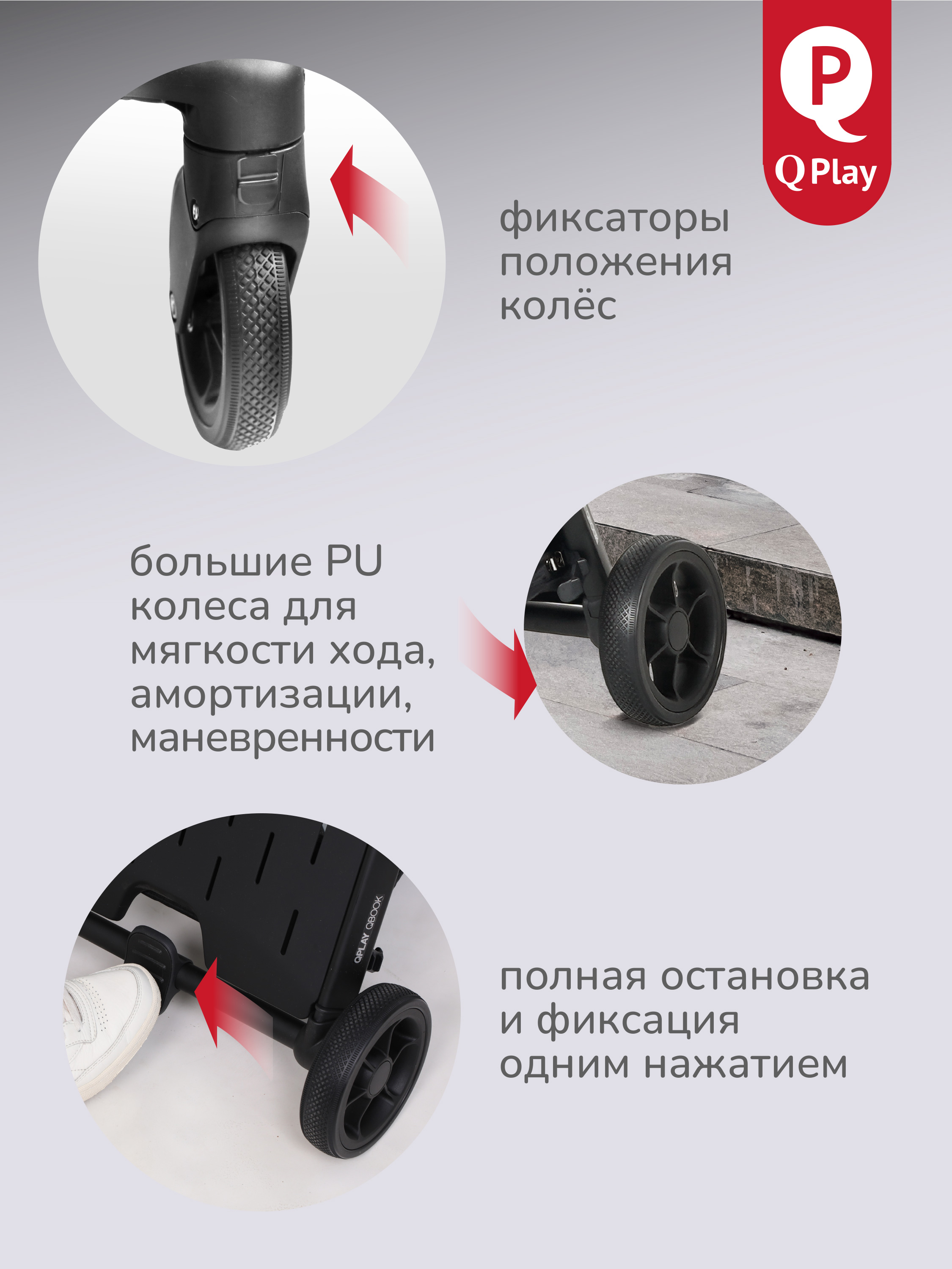 Коляска прогулочная QPLAY Qbook - фото 10