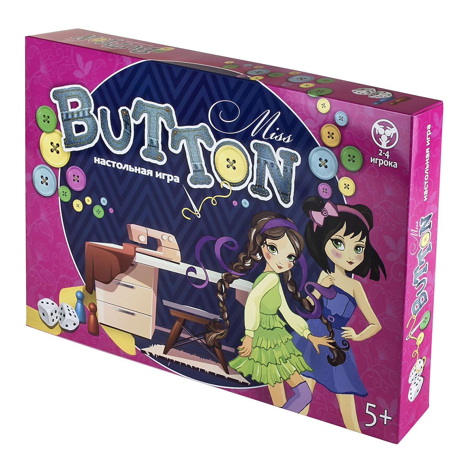 Настольная игра STRATEG Miss Button 4935 - фото 1
