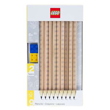 Набор карандашей LEGO 9 шт ТМ грифельные