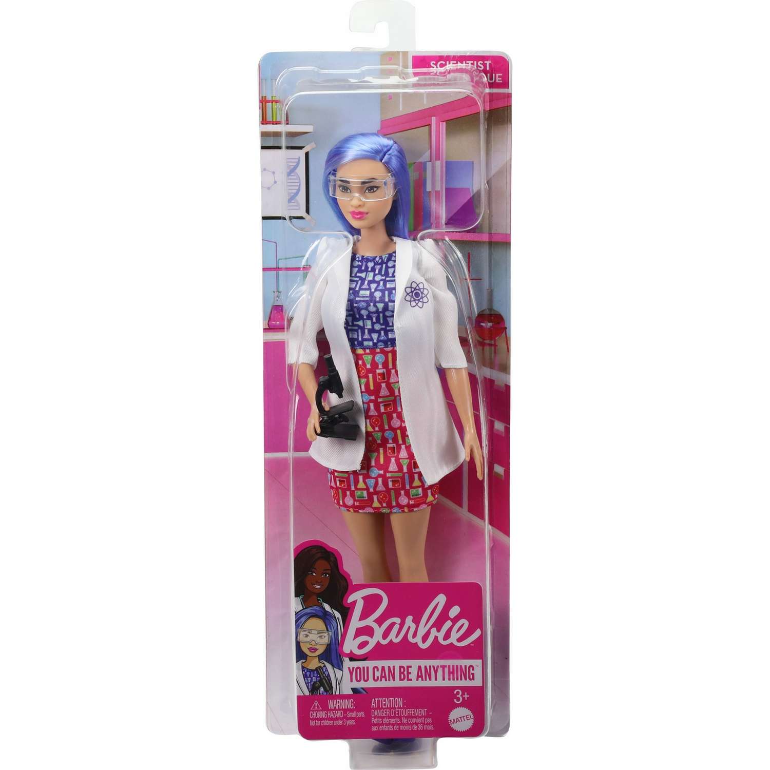 Кукла Barbie Кем быть? Ученый HCN11 DVF50 - фото 2