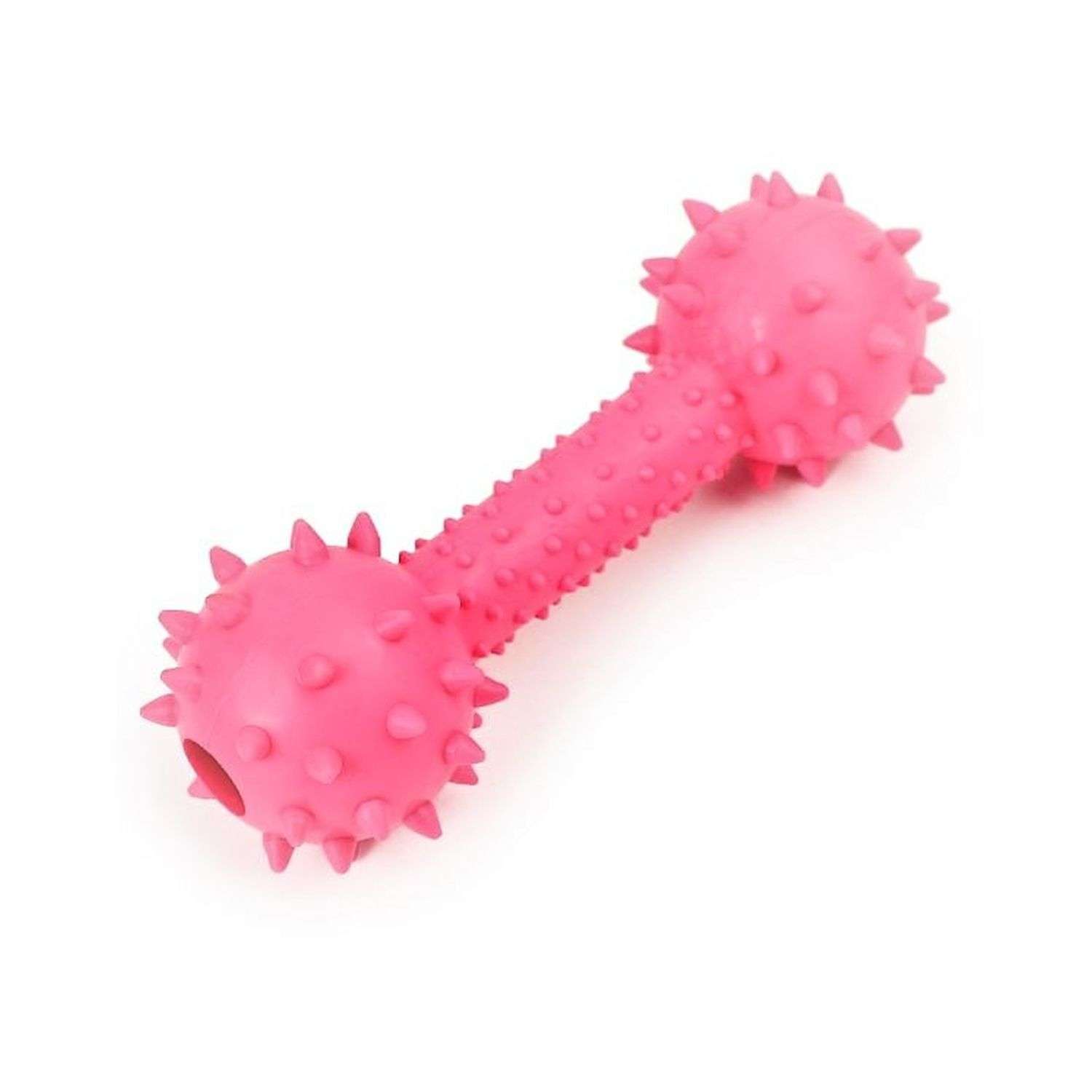 Игрушка для собак Uniglodis Гантель розовый - фото 1