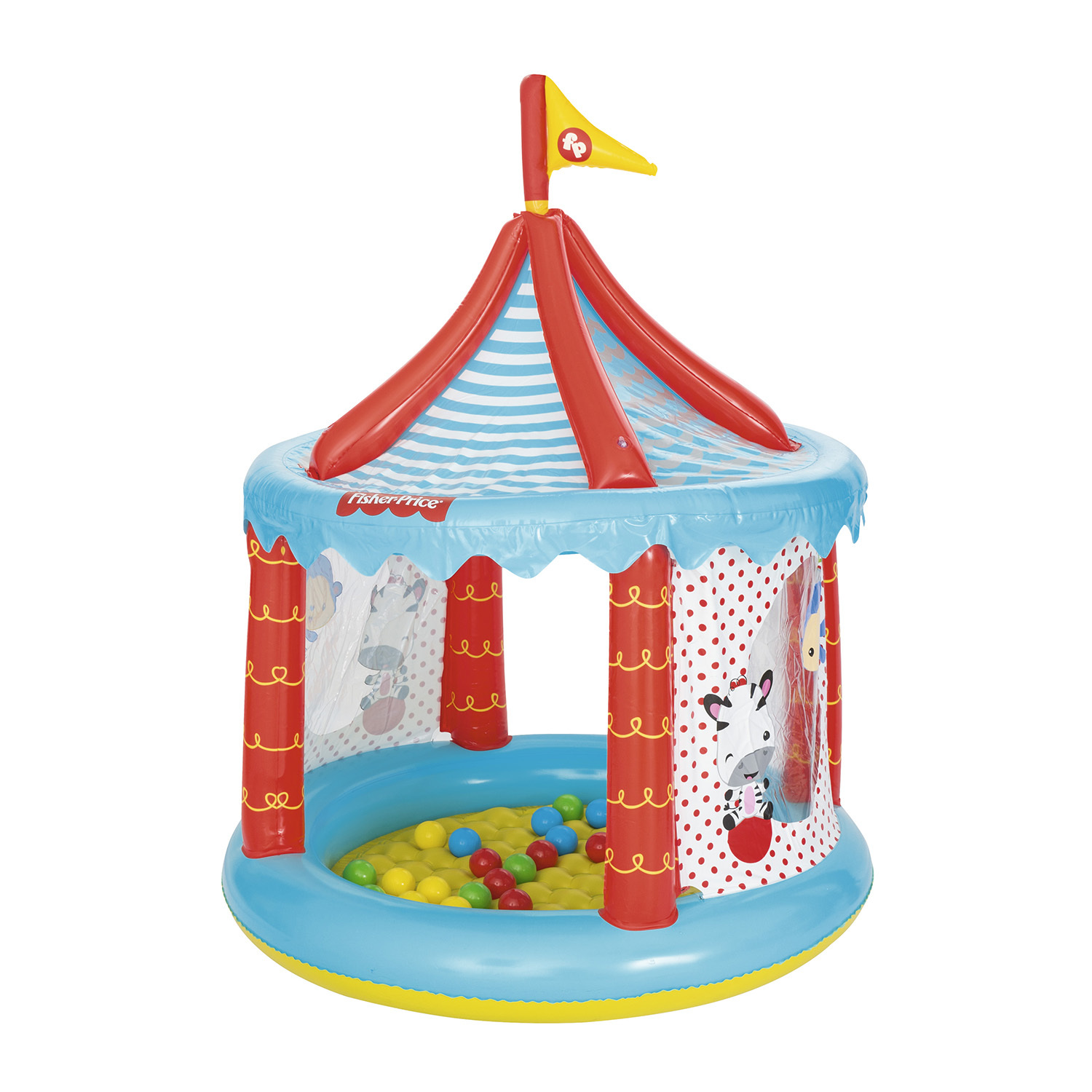 Центр игровой Bestway Fisher Price Цирк с шариками 93505 - фото 2