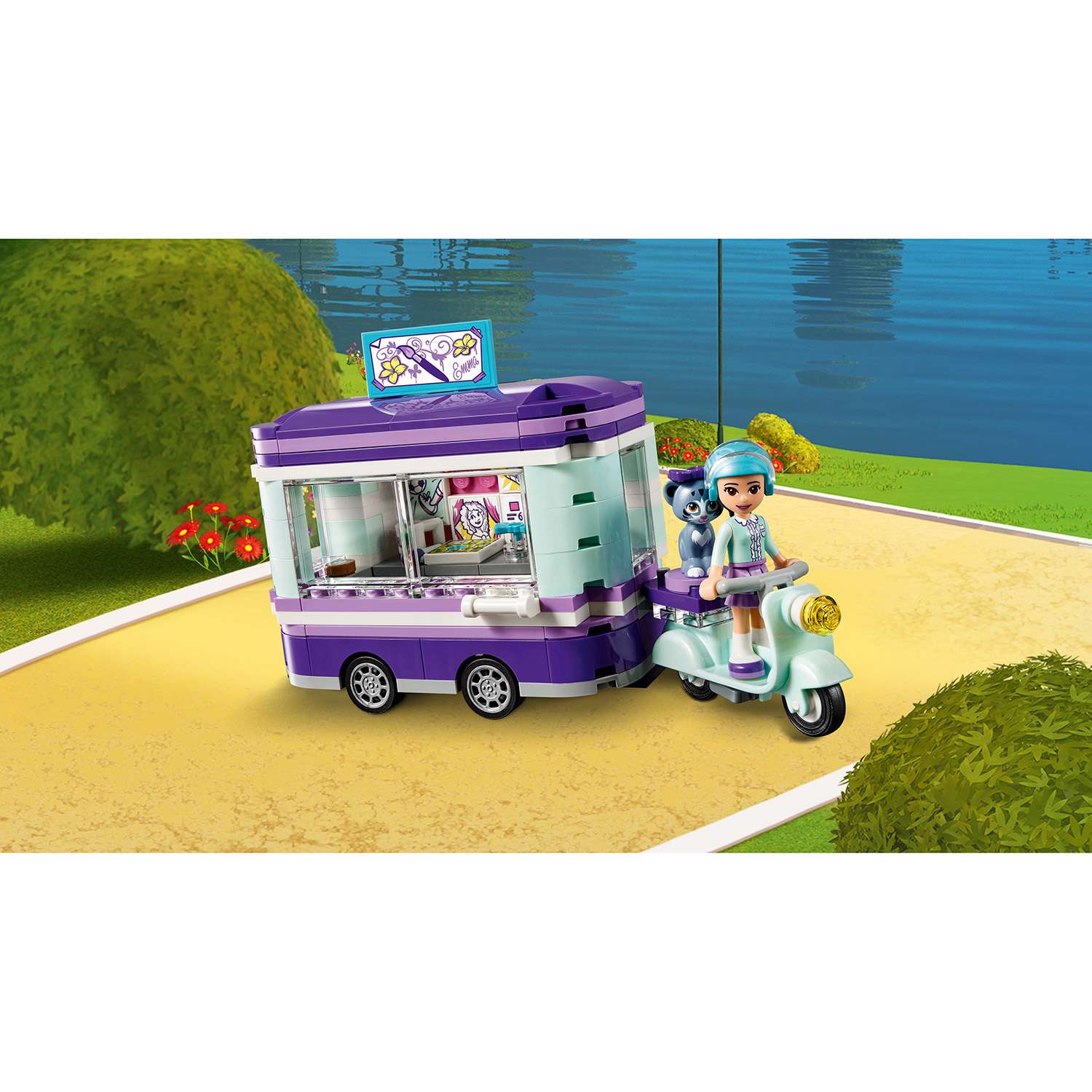 Конструктор LEGO Передвижная творческая мастерская Эммы LEGO Friends 41332 - фото 6