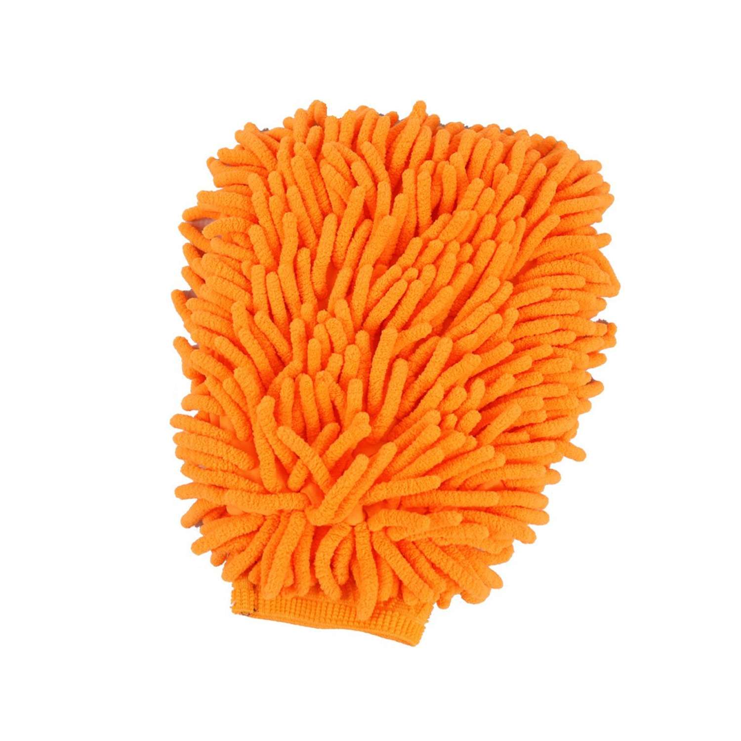 Тряпка-рукавица Rabizy из микрофибры оранжевая - фото 1