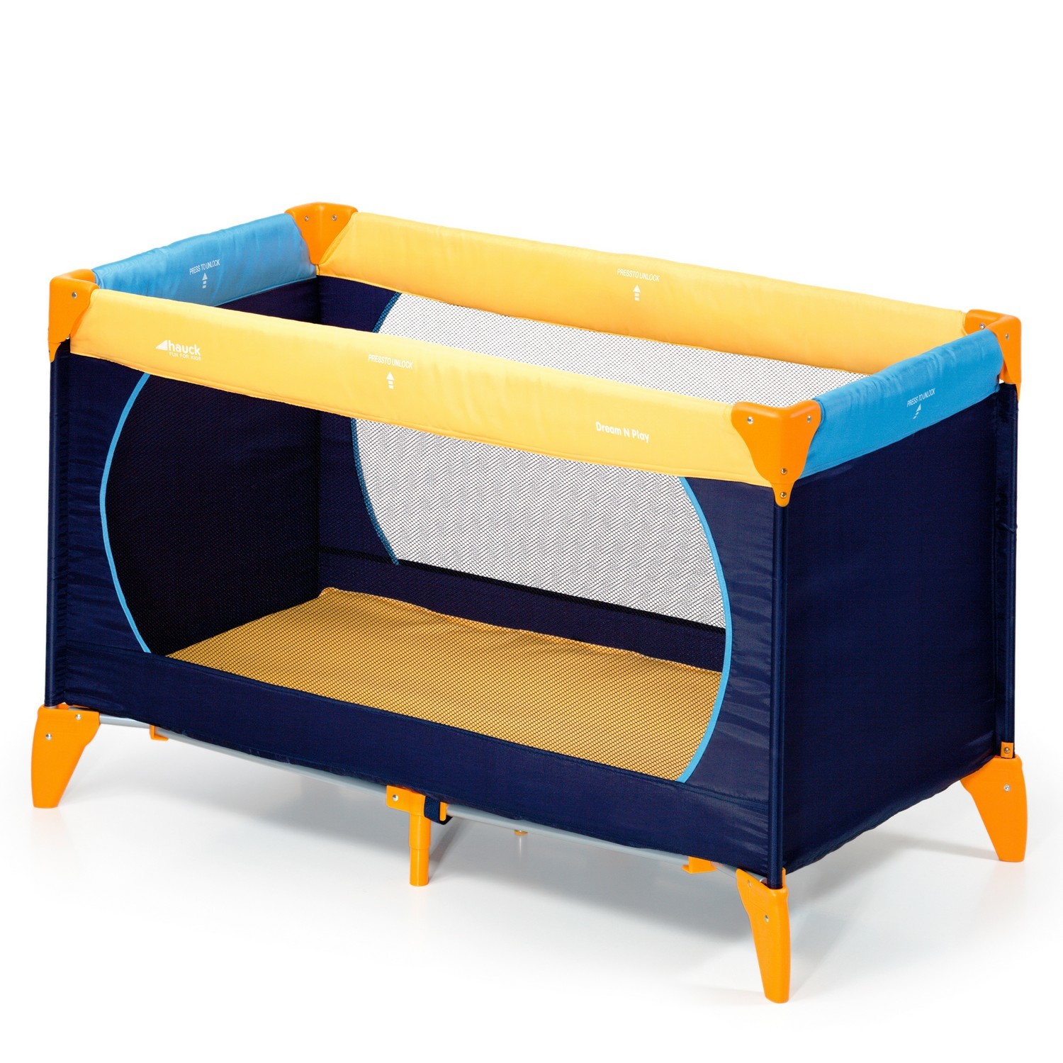 Манеж Hauck Dream'n Play Yellow Blue Navy 604038 - фото 1