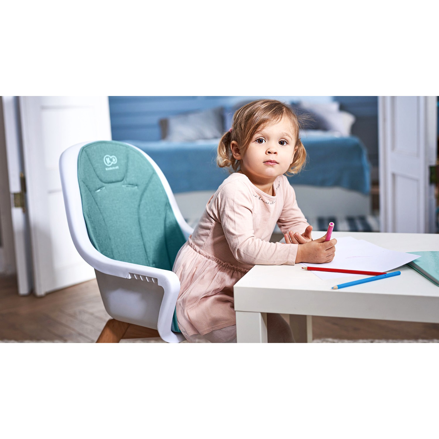 Стул Kinderkraft Tixi Turquoise - фото 16