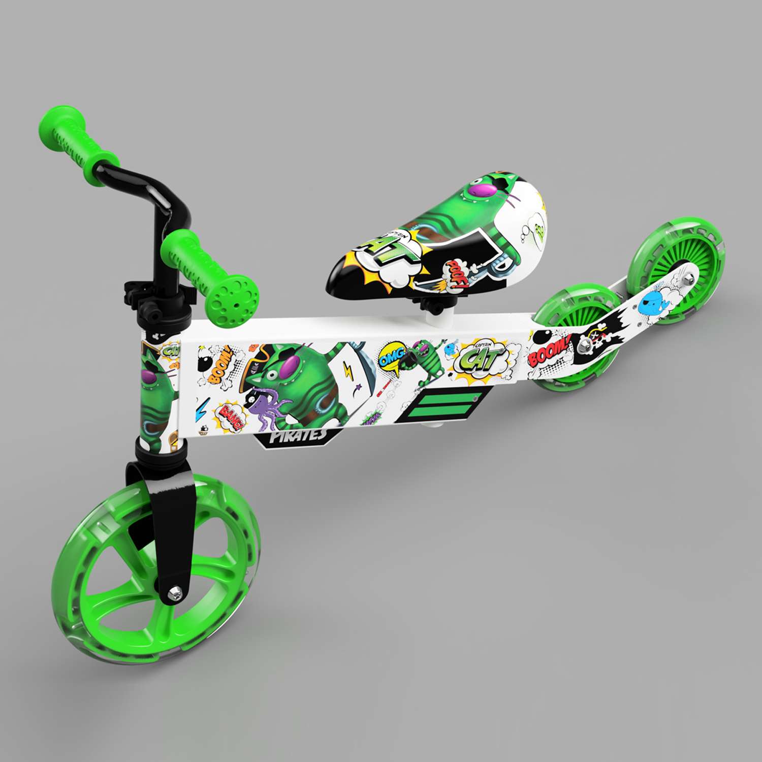 Беговел Small Rider для малышей Turbo Bike зеленый - фото 10
