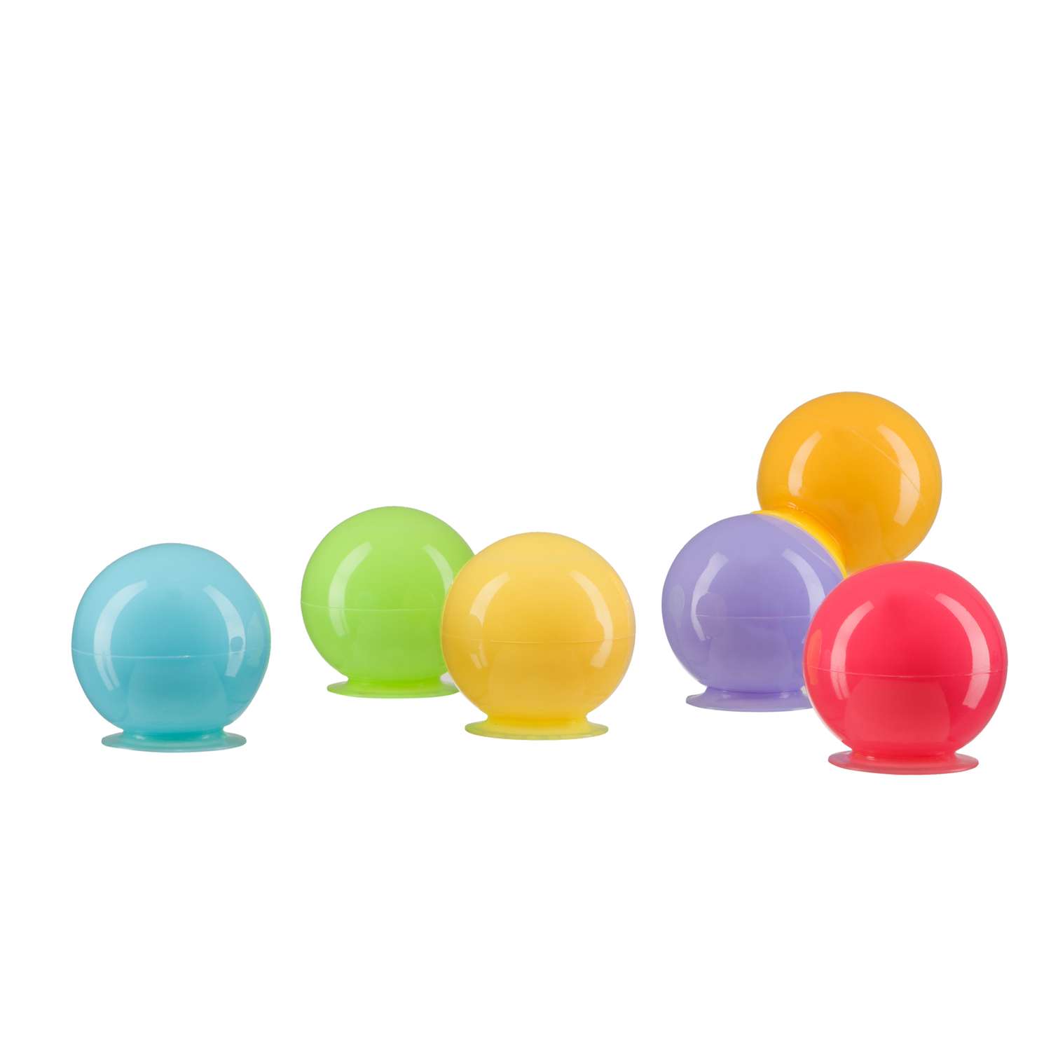 Набор игрушек для ванной Happy Baby IQ-Bubbles 6предметов 32017 - фото 1