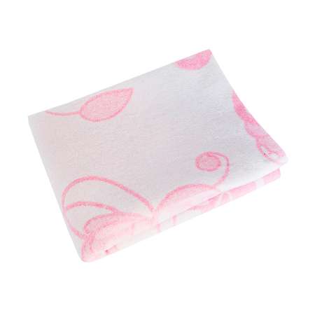 Одеяло байковое Споки Ноки жаккард 100х140 розовый