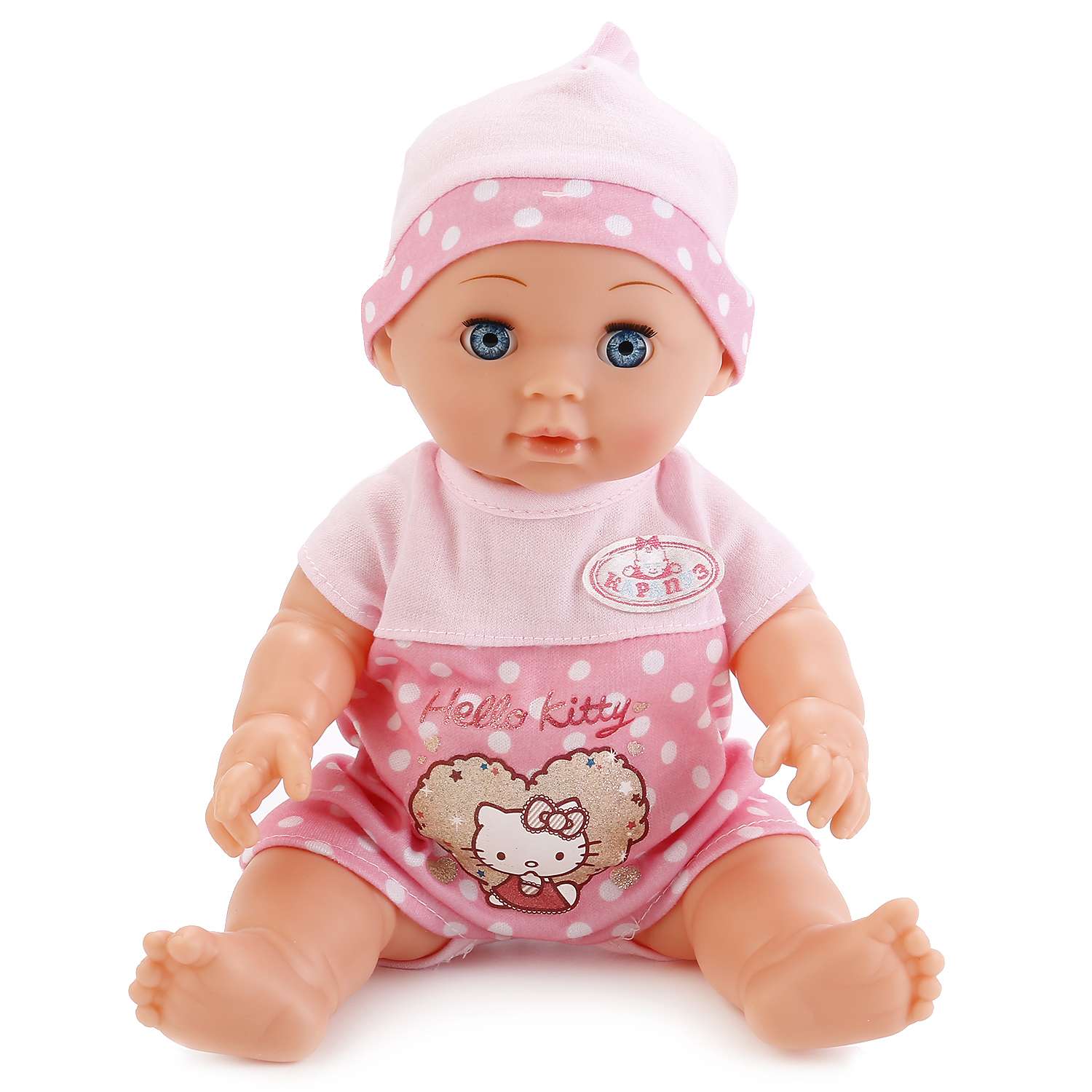 Кукла Карапуз интерактивная в бледно-розовом костюмчике 230220 - фото 1