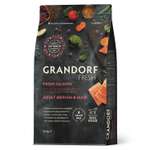 Корм для собак GRANDORF FRESH Fresh Dog Adult Med/Maxi Salmon/Sweet Potato сред и круп пород Свежее филе лосося 10кг беззер с жив проб