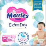 Подгузники Merries 86 шт. M