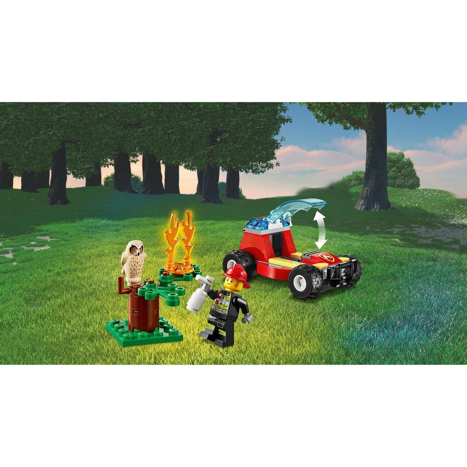 Конструктор LEGO City Fire Лесные пожарные 60247 - фото 5