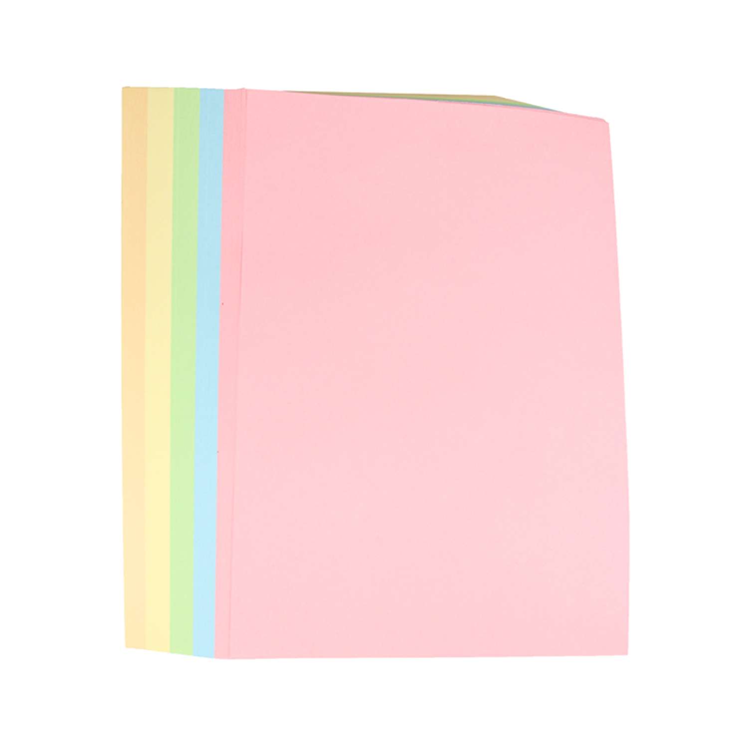 Бумага цветная Prof-Press pale пастель ассорти 5цв а4 80 г/м2 100л - фото 2
