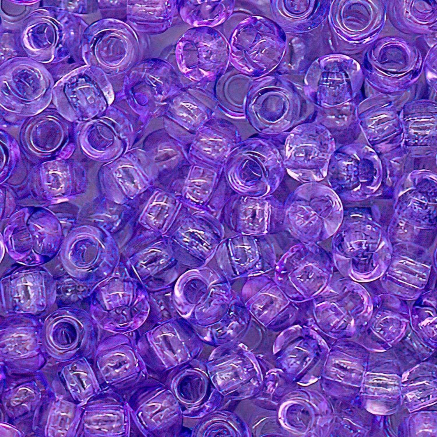 Бисер Preciosa чешский прозрачный solgel 10/0 20 гр Прециоза 01123 фиолетовый - фото 3