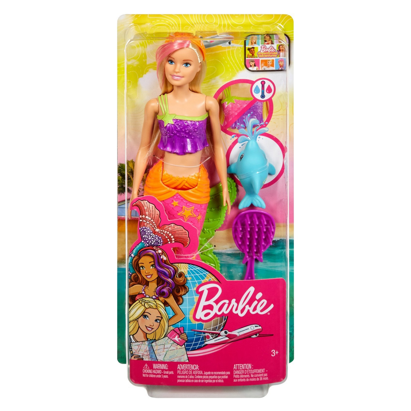 Кукла Barbie Русалочка с аксессуарами GGG58 купить по цене 999 ₽ в  интернет-магазине Детский мир