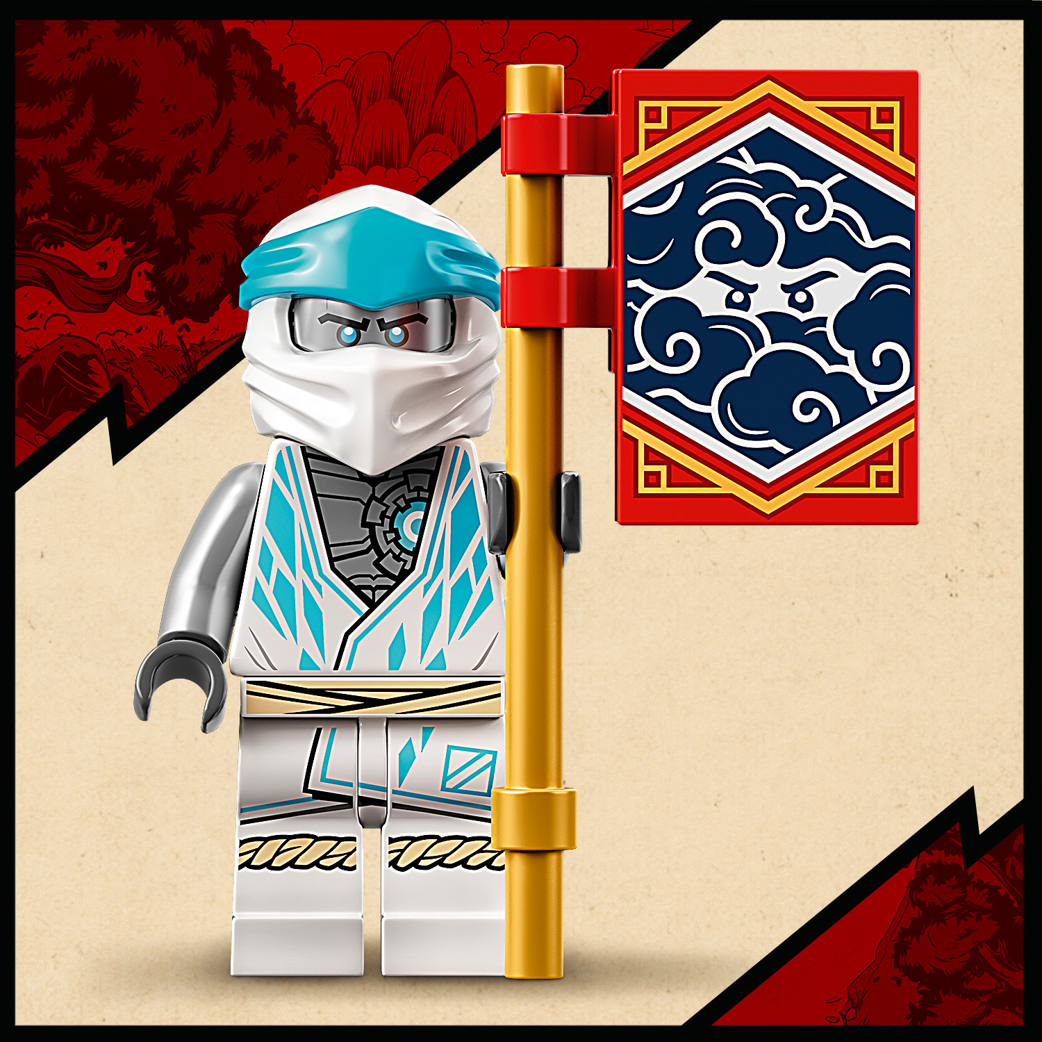 Конструктор LEGO Ninjago Могучий робот ЭВО Зейна 71761 - фото 5