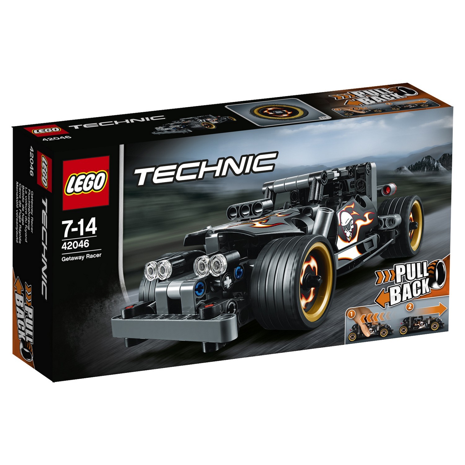 Конструктор LEGO Technic Гоночный автомобиль для побега (42046) купить по  цене 1499 ₽ в интернет-магазине Детский мир